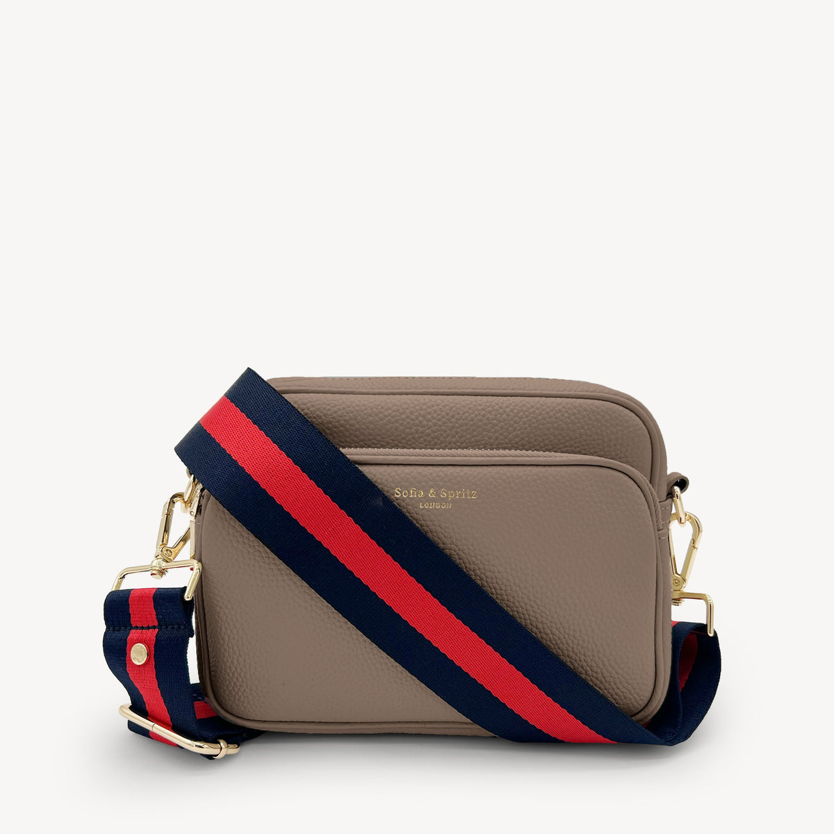 Navy & Red Stripe Strap