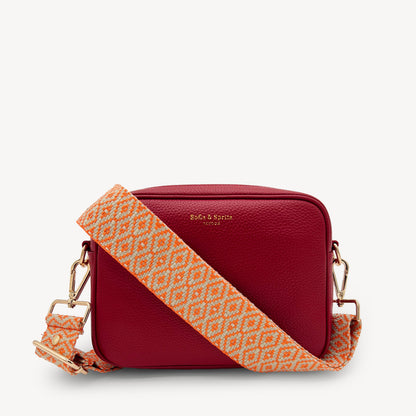 Orange & Stone Embroidered Strap