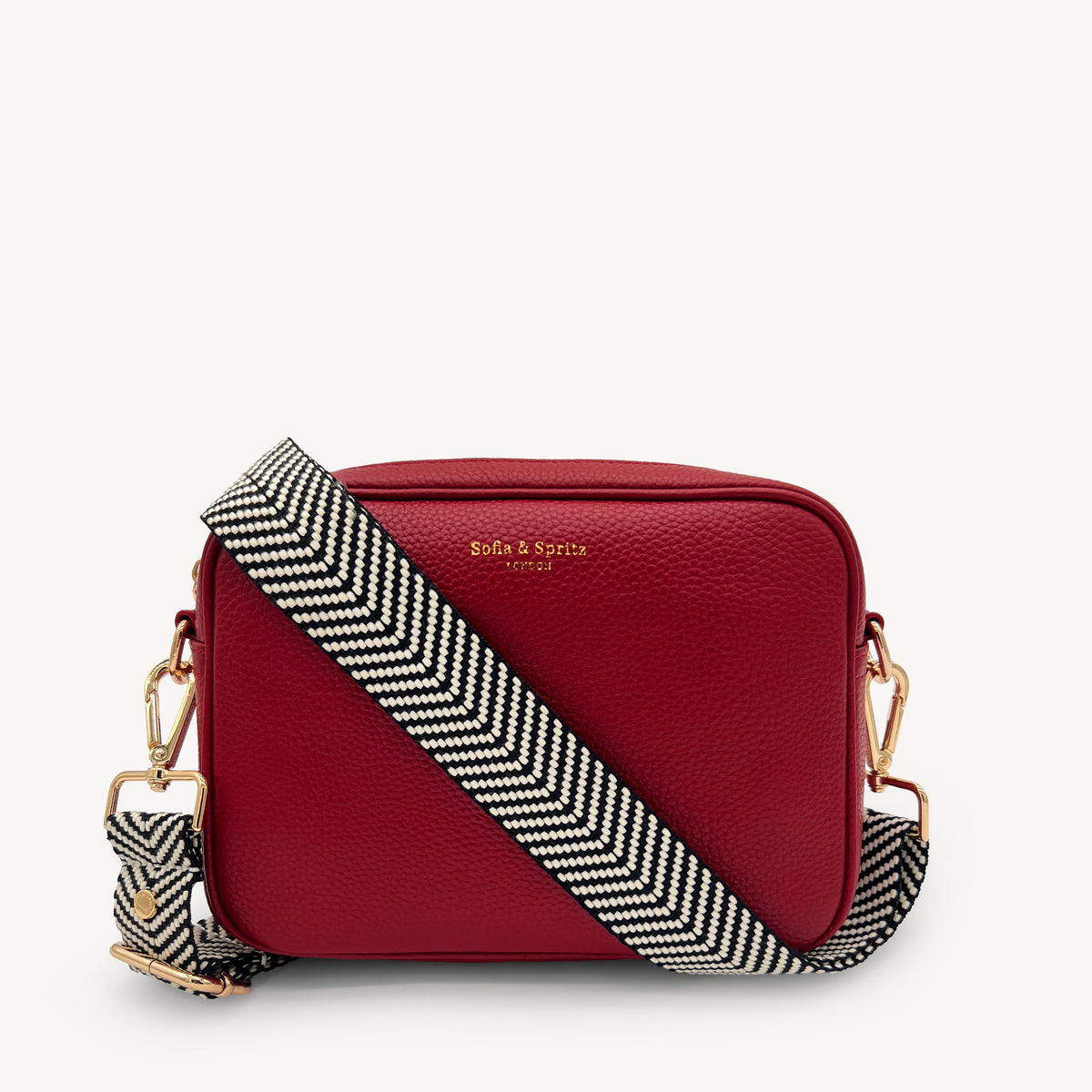 Black & White Chevron Strap