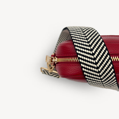 Black & White Chevron Strap