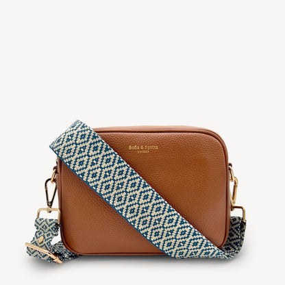 Blue & Stone Embroidered Strap