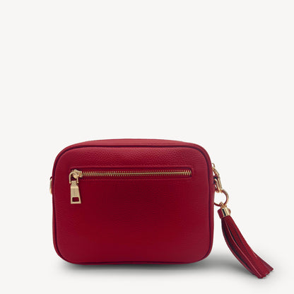 Lyla Crossbody Bag - Deep Cherry Red