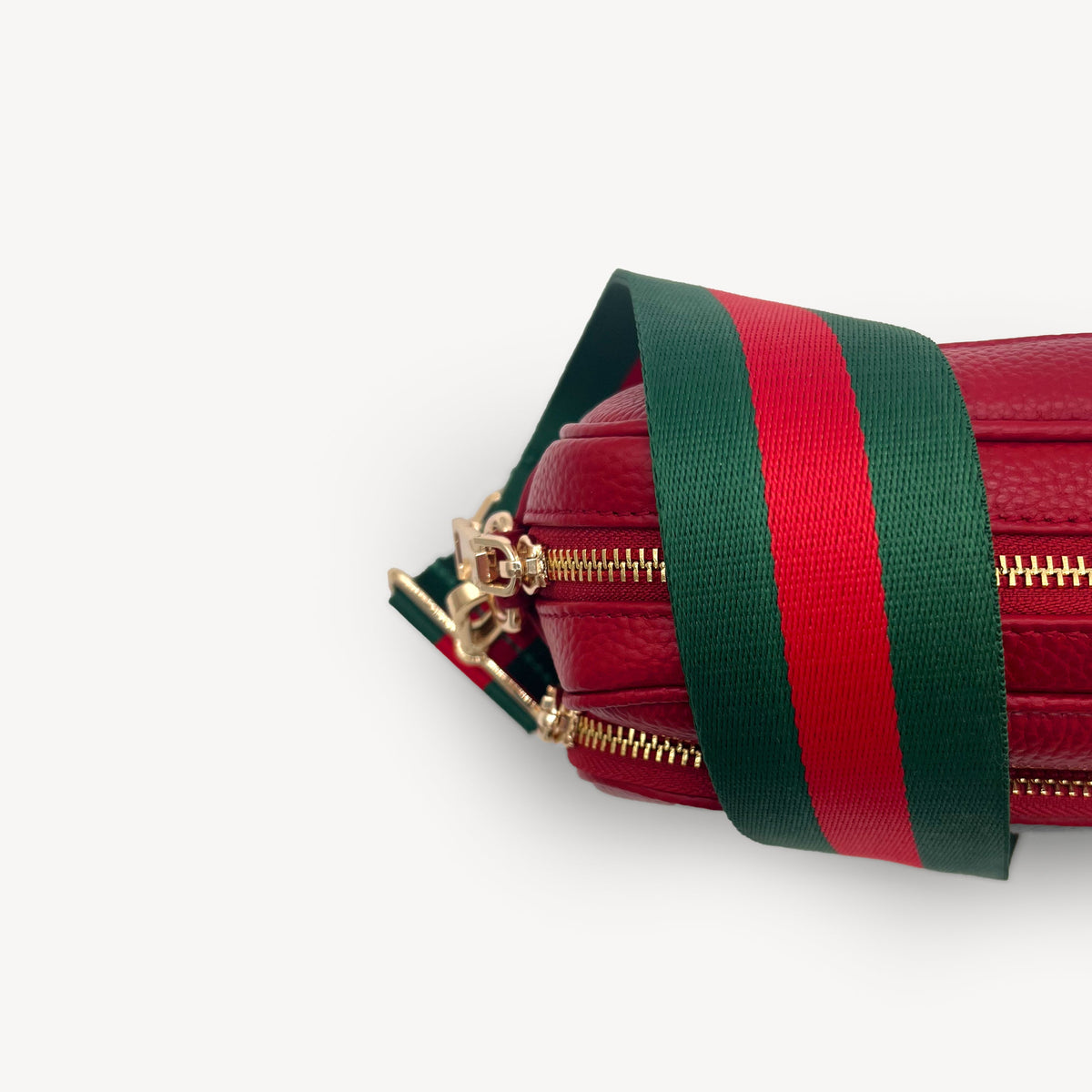 Green & Red Stripe Strap
