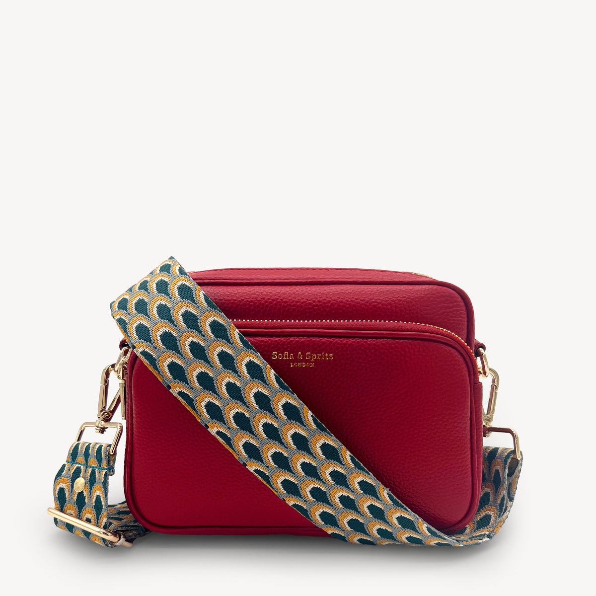 Teal Peacock Strap
