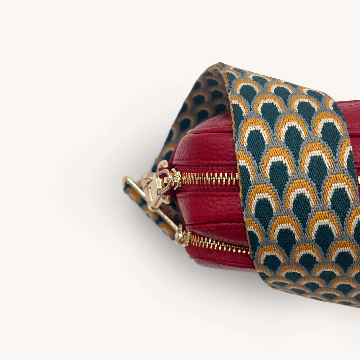 Teal Peacock Strap