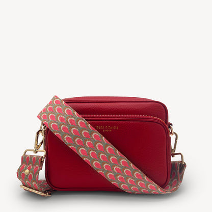 Pink Peacock Strap