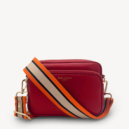 Orange, Tan & Black Stripe Strap