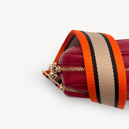 Orange, Tan & Black Stripe Strap