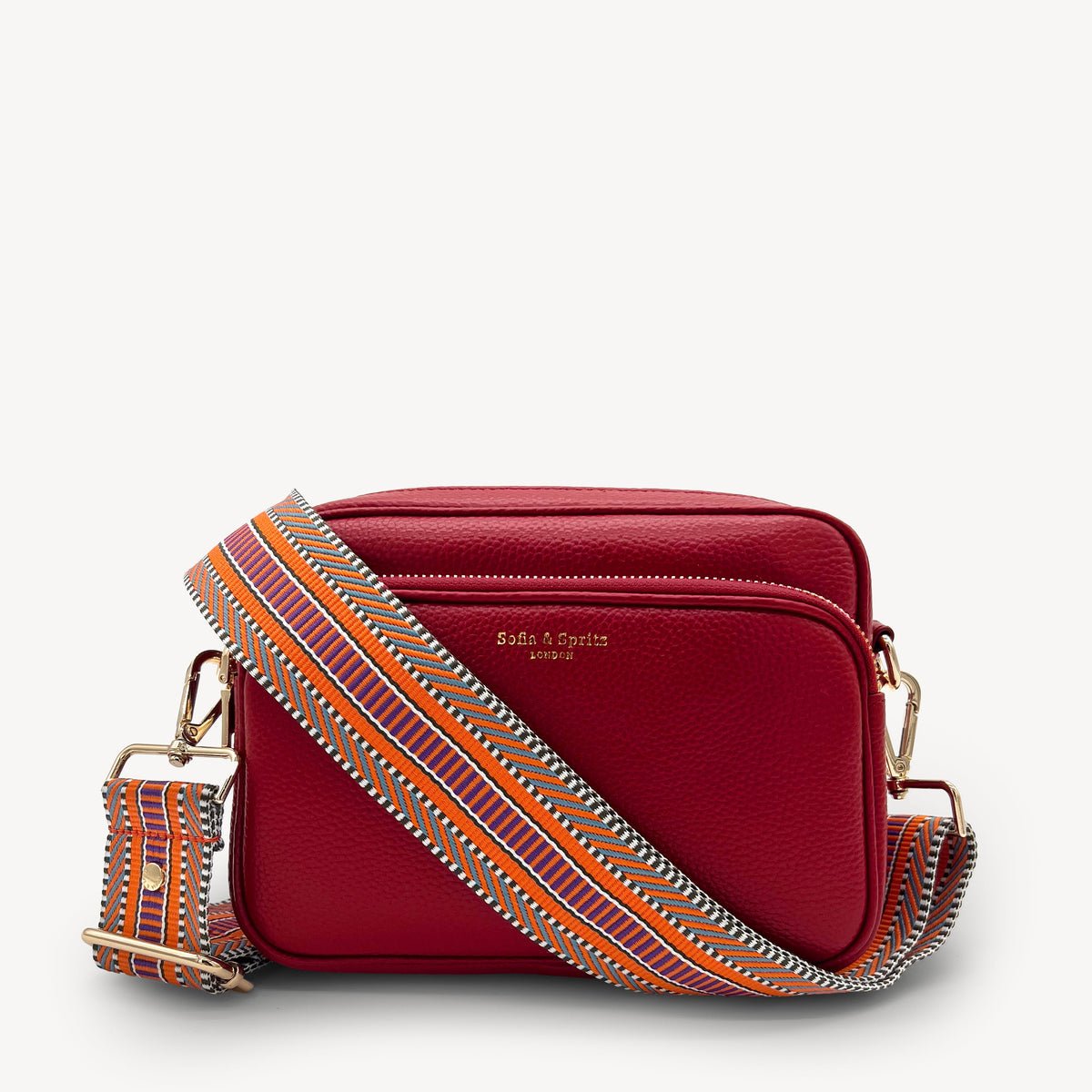 Orange Assortment Stripe Aztec Strap