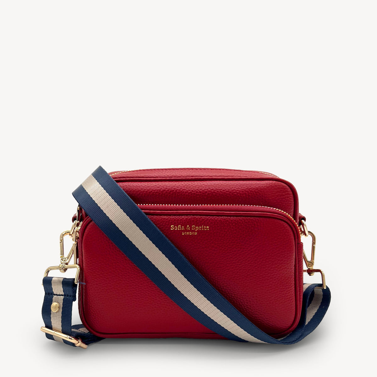 Navy & Gold Stripe Strap