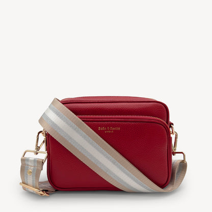 Champagne & Silver Stripe Strap
