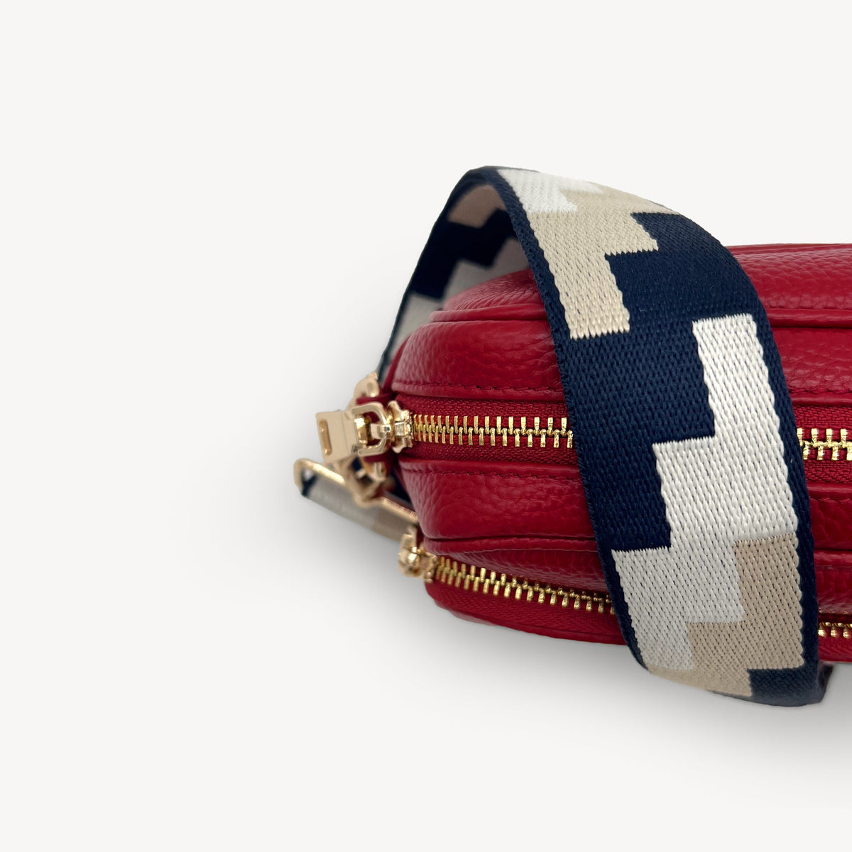 Navy, Stone & Tan Puzzle Strap