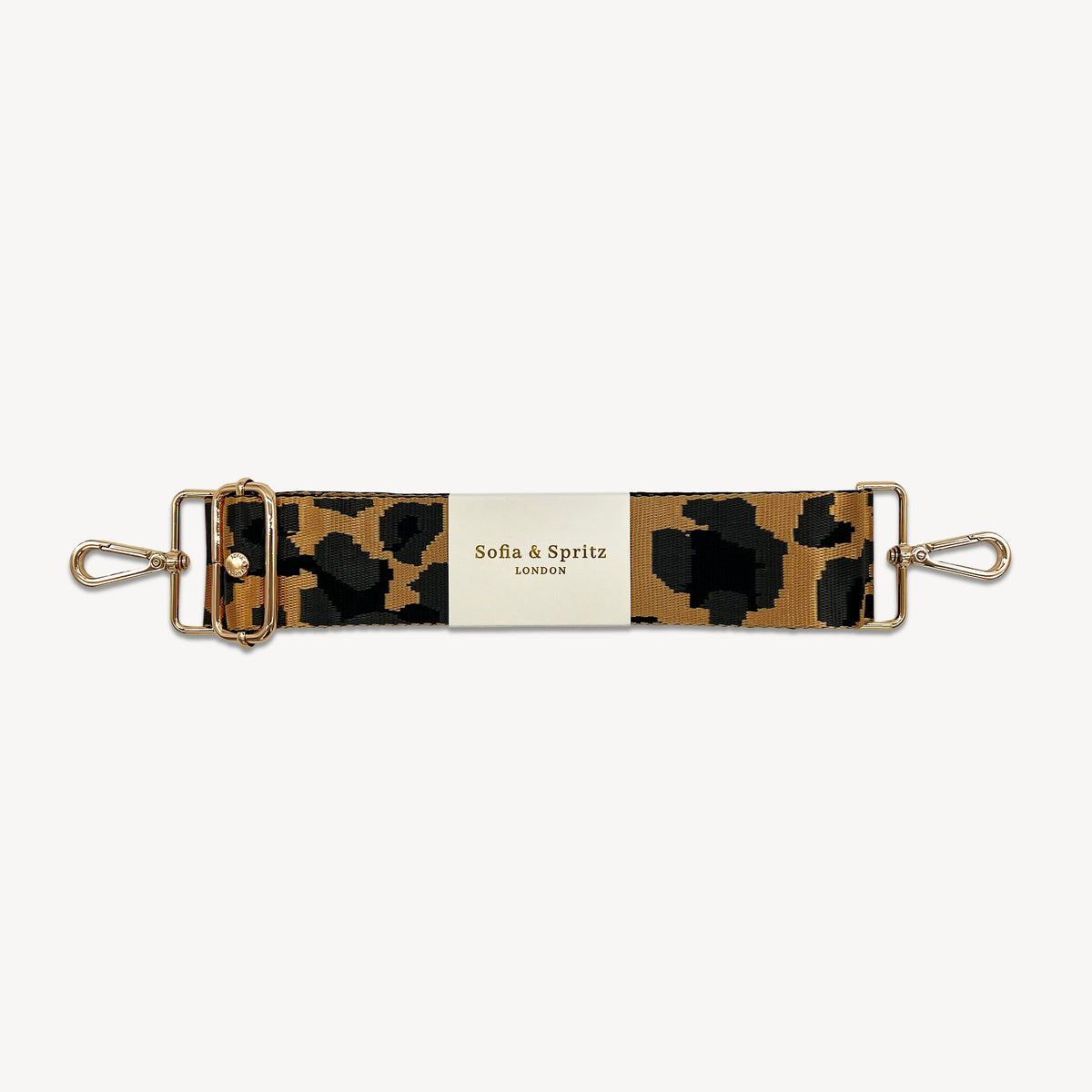Gold & Grey Leopard Strap