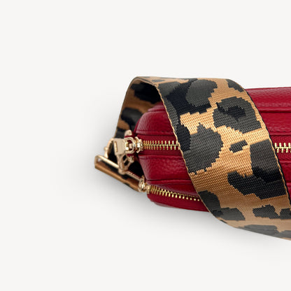 Gold & Grey Leopard Strap