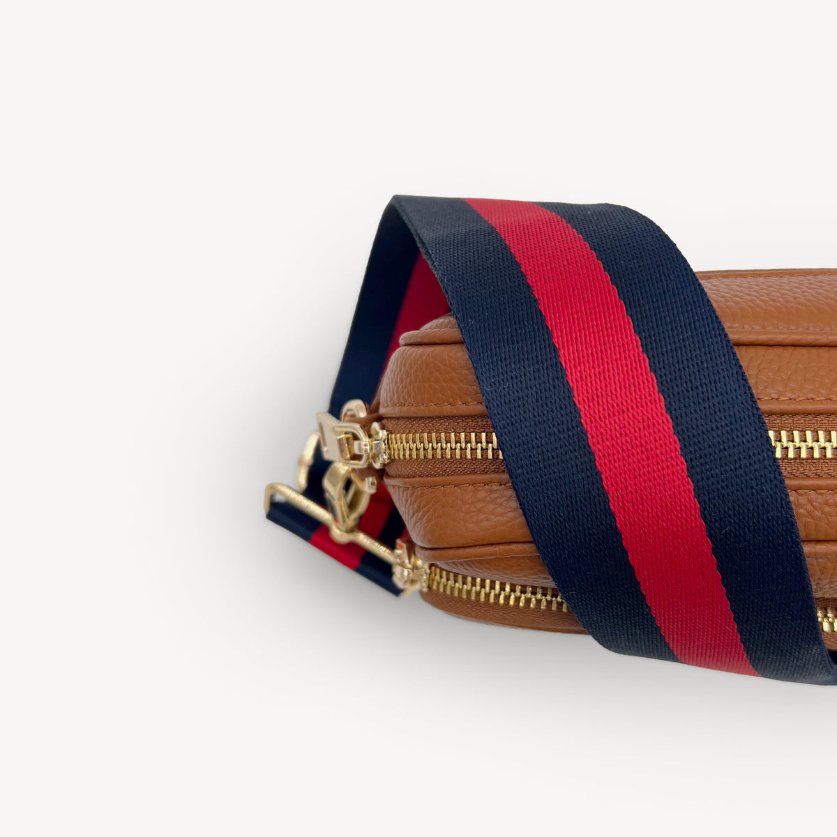 Navy & Red Stripe Strap