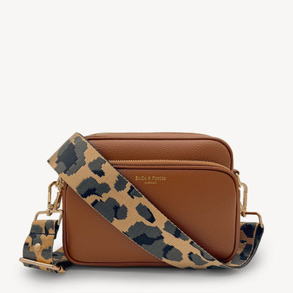 Gold & Grey Leopard Strap