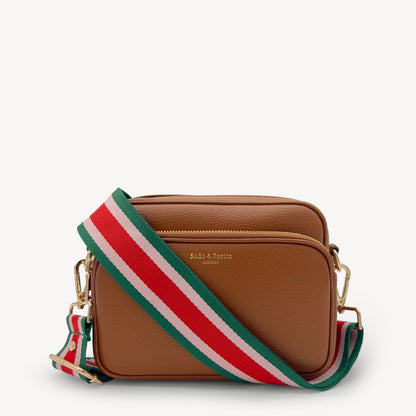 Red, Pink & Green Stripe Strap