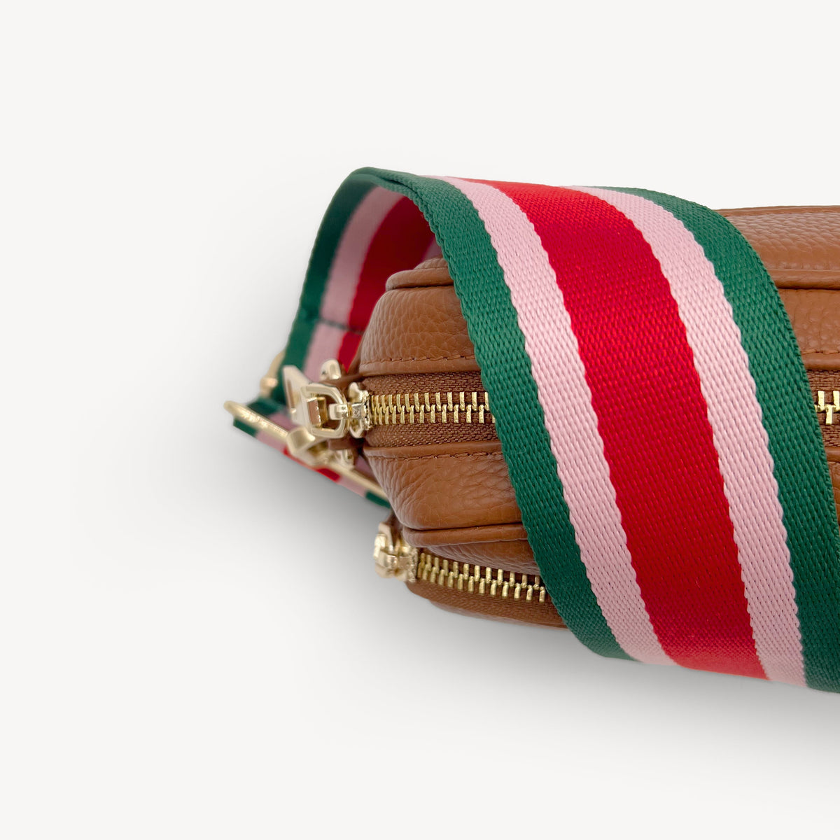 Red, Pink & Green Stripe Strap