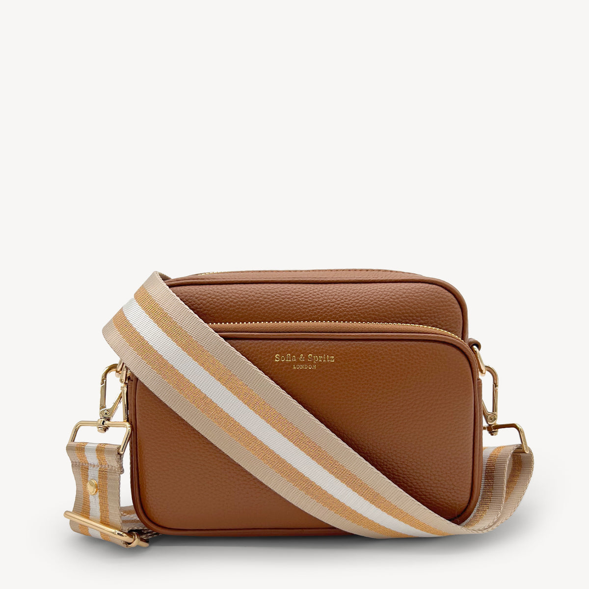 Alba Crossbody Bag - Tan