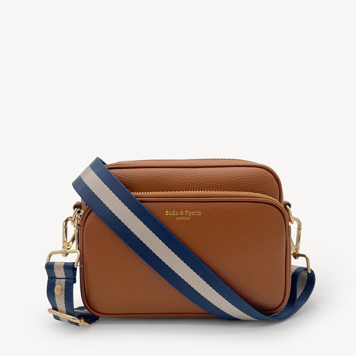 Navy & Gold Stripe Strap