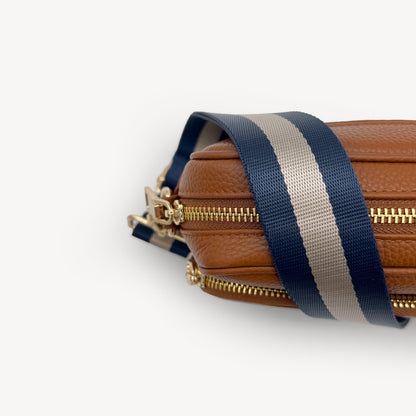 Navy & Gold Stripe Strap