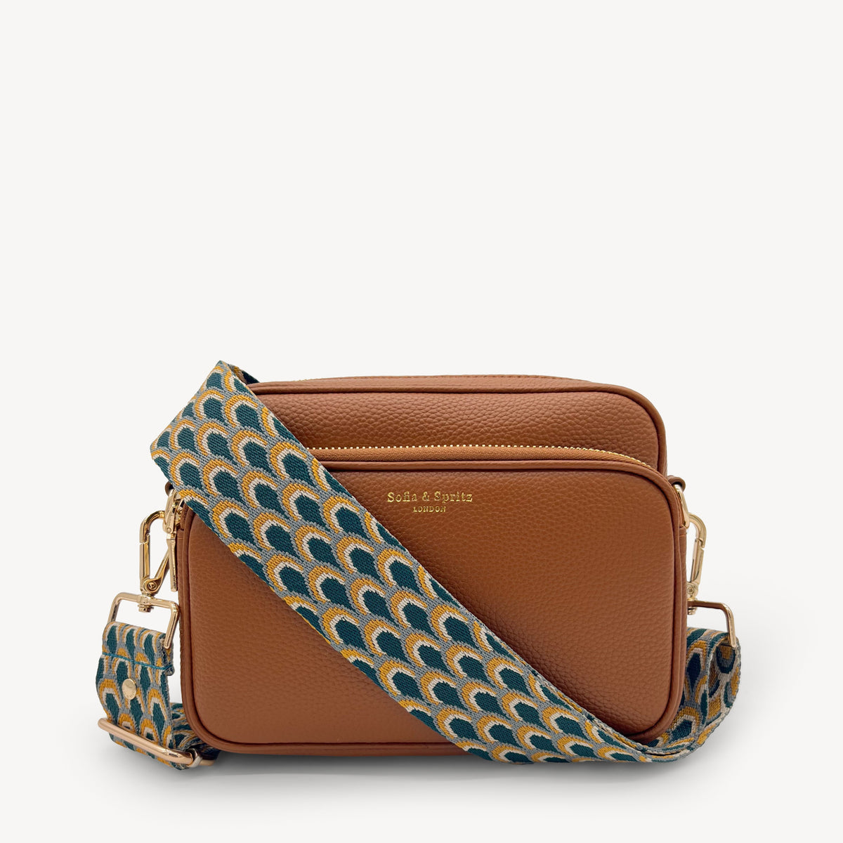 Teal Peacock Strap