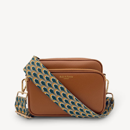 Teal Peacock Strap