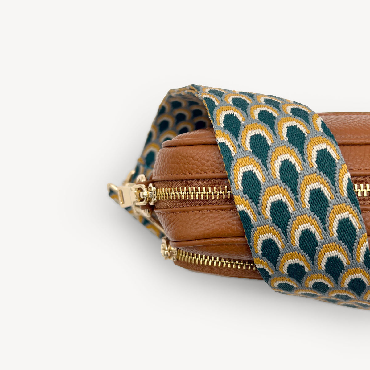 Teal Peacock Strap