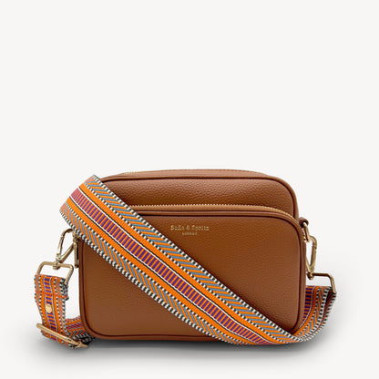 Orange Assortment Stripe Aztec Strap