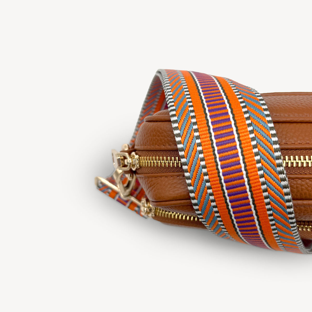 Orange Assortment Stripe Aztec Strap