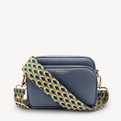 Teal Peacock Strap