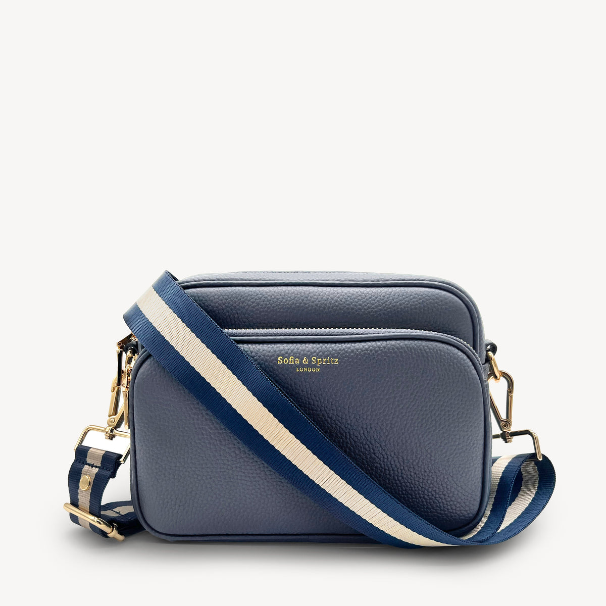 Navy & Gold Stripe Strap