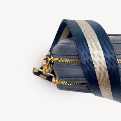 Navy & Gold Stripe Strap