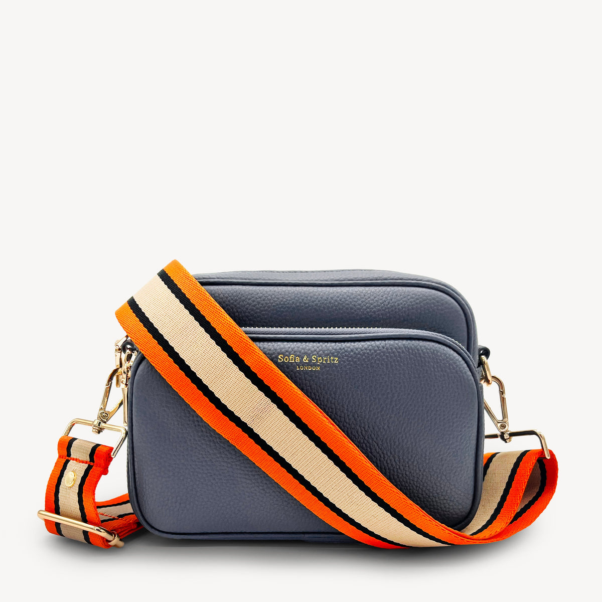 Orange, Tan & Black Stripe Strap