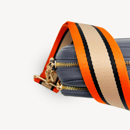 Orange, Tan & Black Stripe Strap