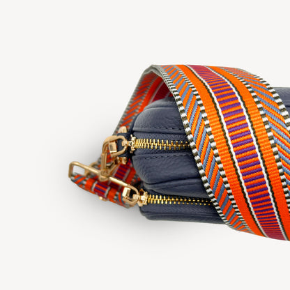 Orange Assortment Stripe Aztec Strap