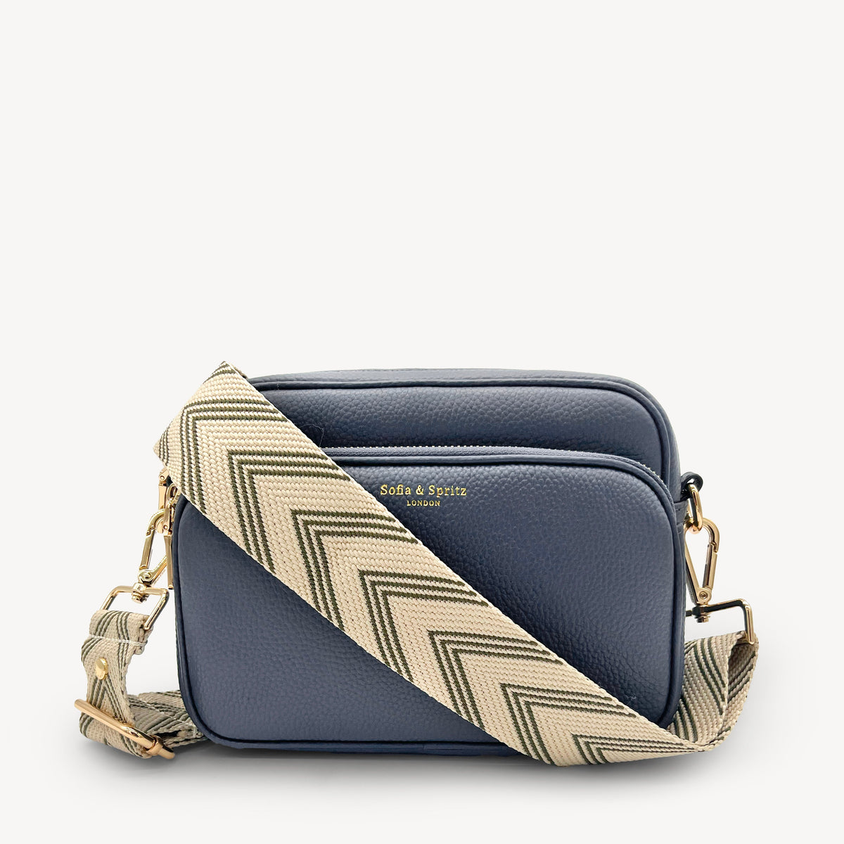 Olive Green & Stone Arrow Strap