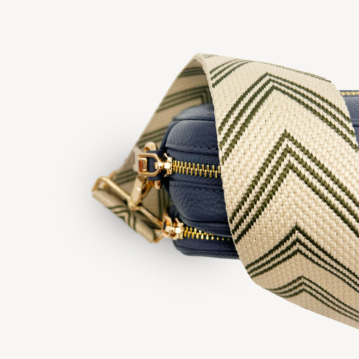 Olive Green & Stone Arrow Strap