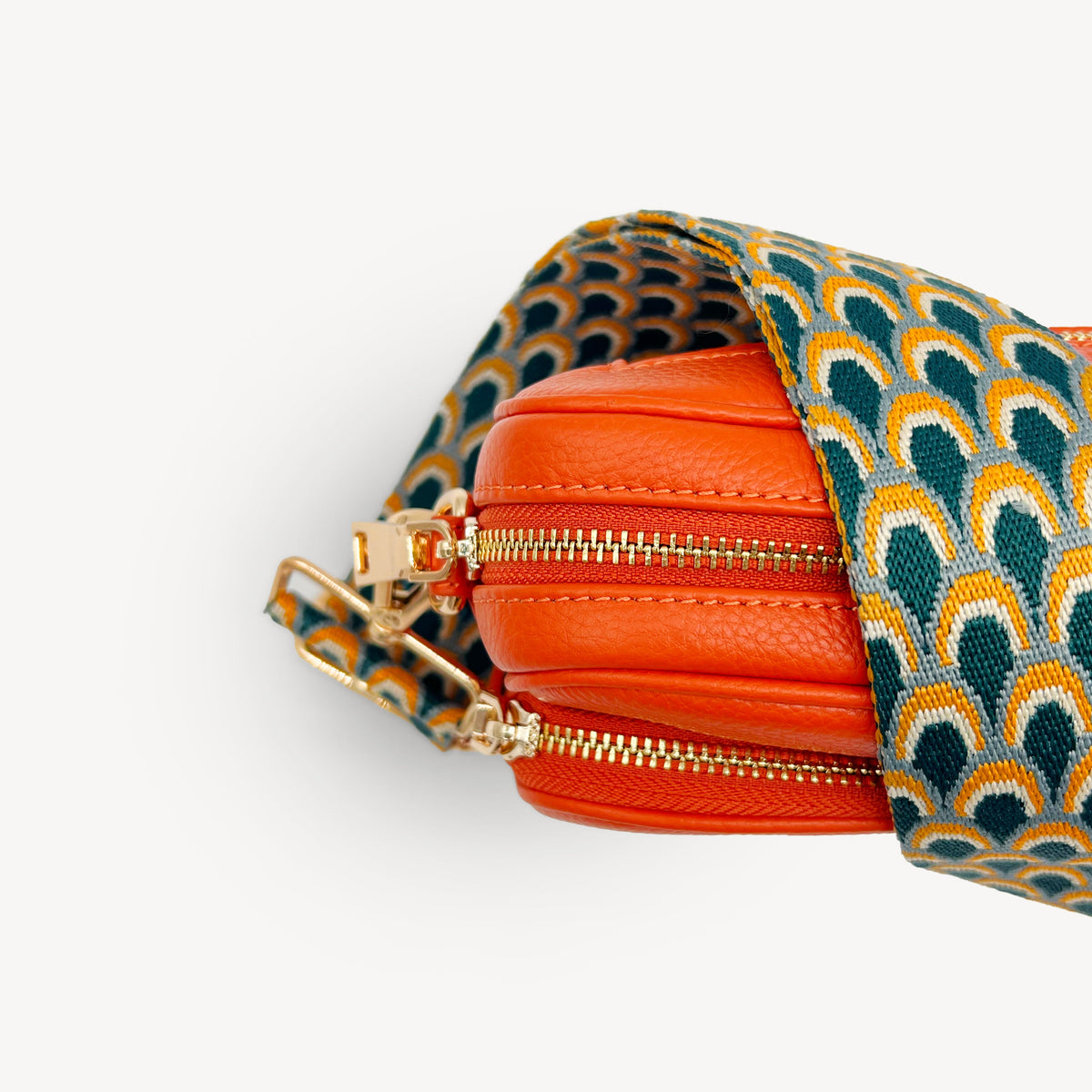 Teal Peacock Strap