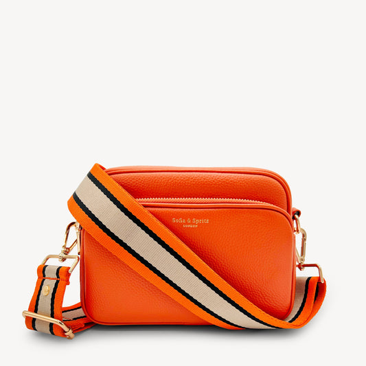Orange, Tan & Black Stripe Strap