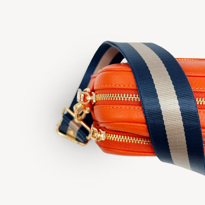 Navy & Gold Stripe Strap