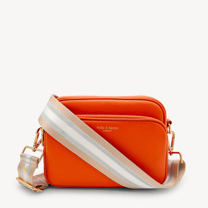Champagne & Silver Stripe Strap