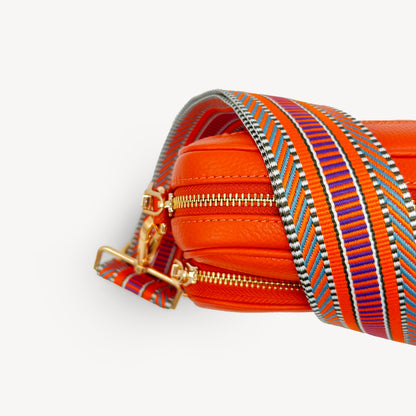 Orange Assortment Stripe Aztec Strap