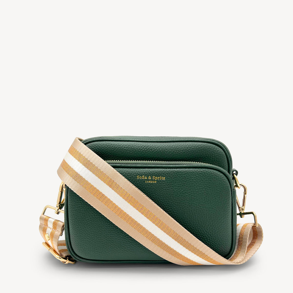 Champagne & Rose Gold Stripe Strap