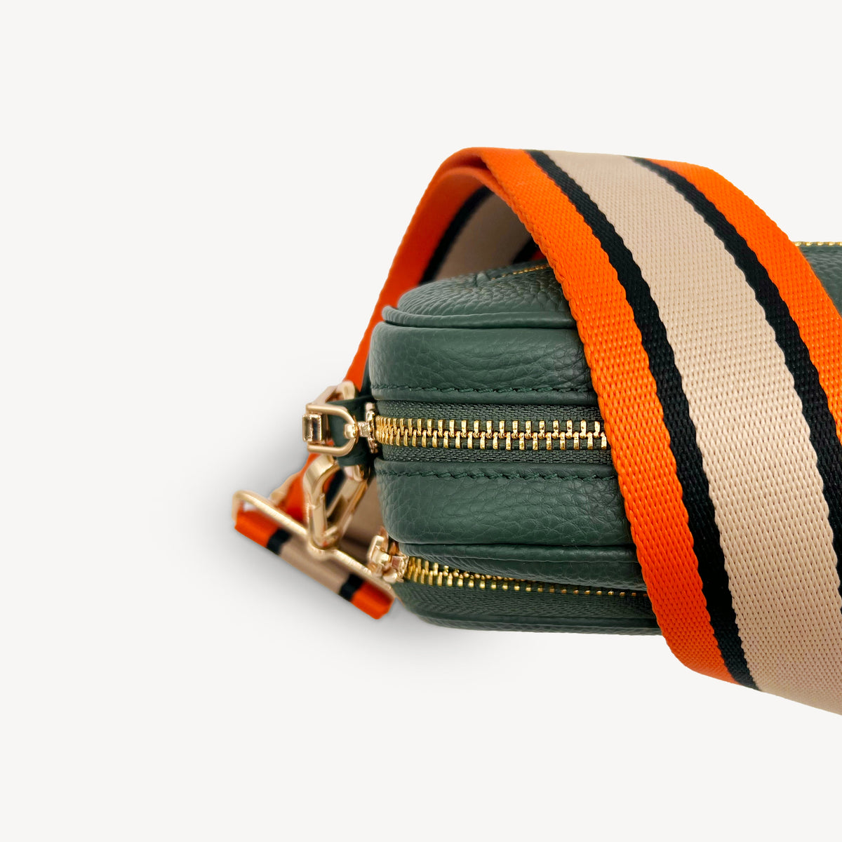 Orange, Tan & Black Stripe Strap