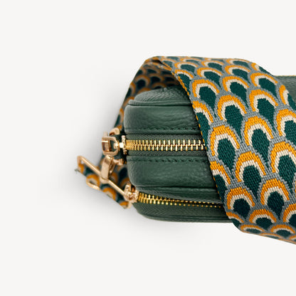 Teal Peacock Strap