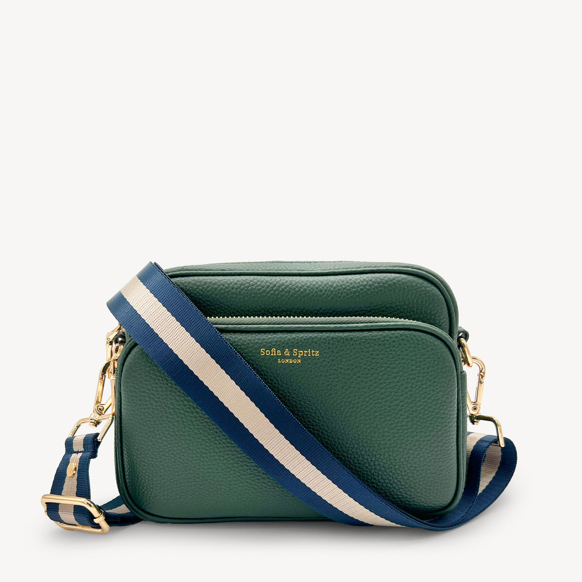 Navy & Gold Stripe Strap