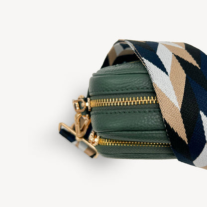 Navy & White Mosaic Strap
