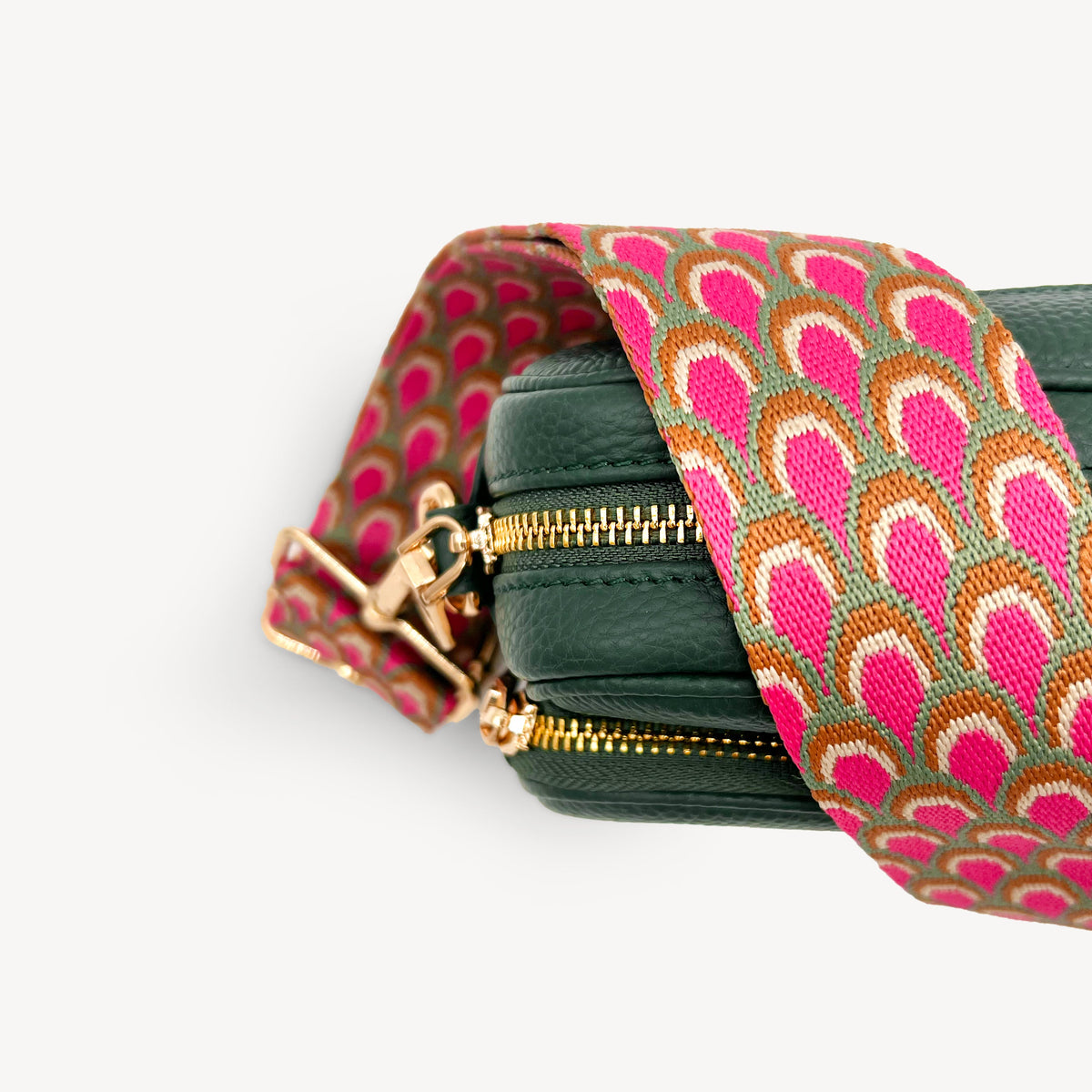 Pink Peacock Strap
