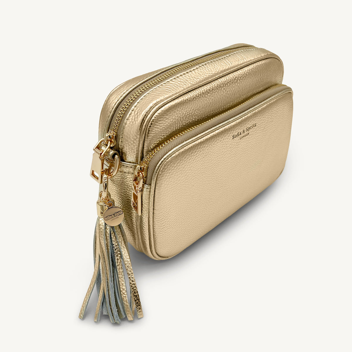 Alba Crossbody Bag - Gold
